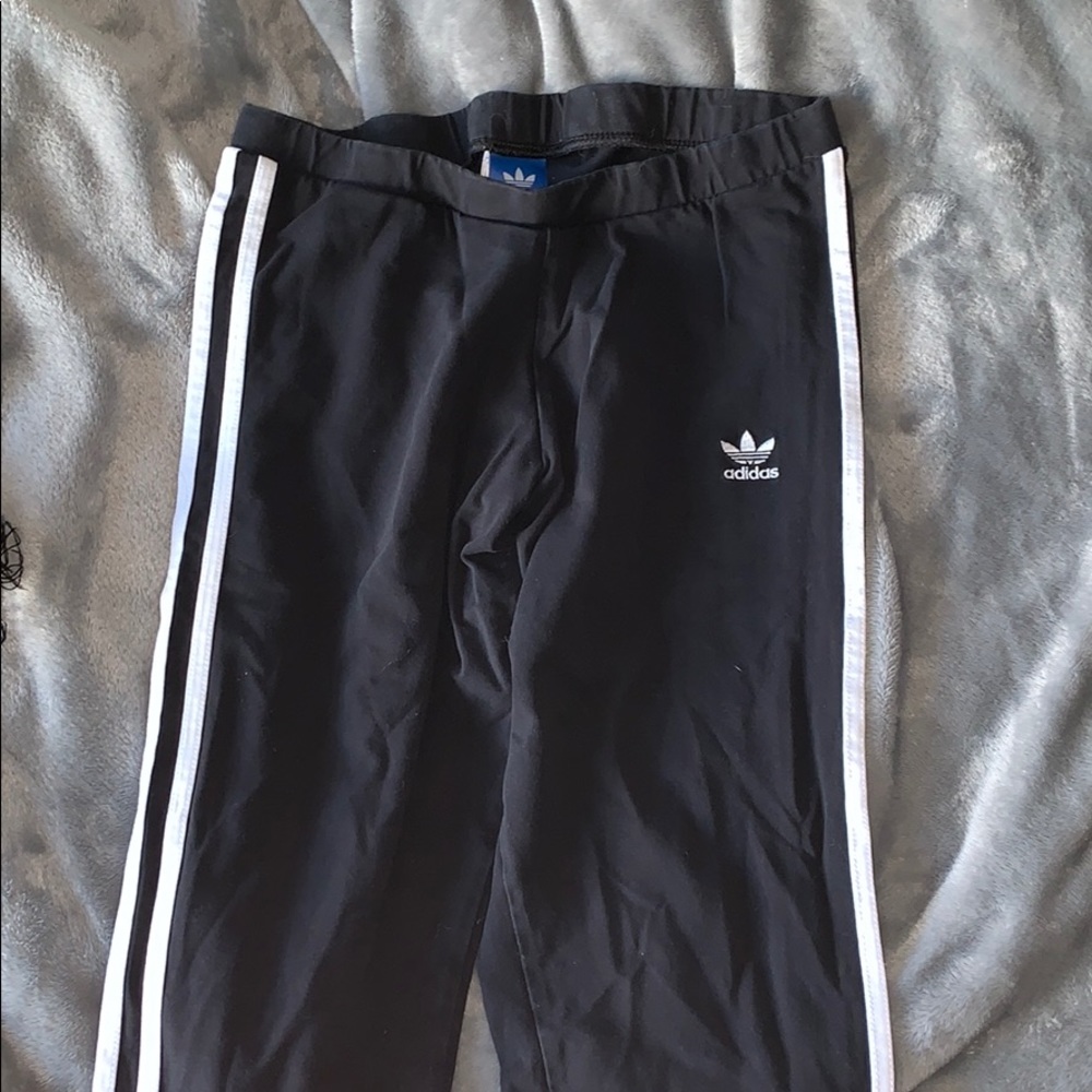 Adidas Stripped Black Leggings